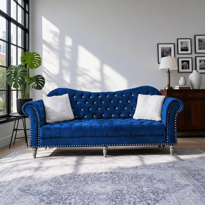 Ensemble de canapés chesterfield 2 pièces