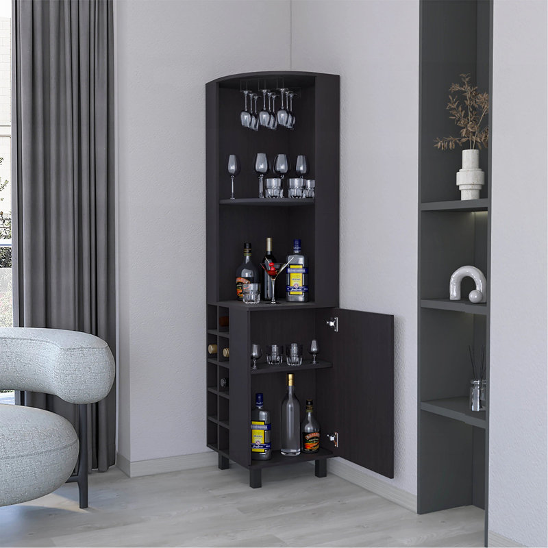 Armoire de bar Wengue, Wengé