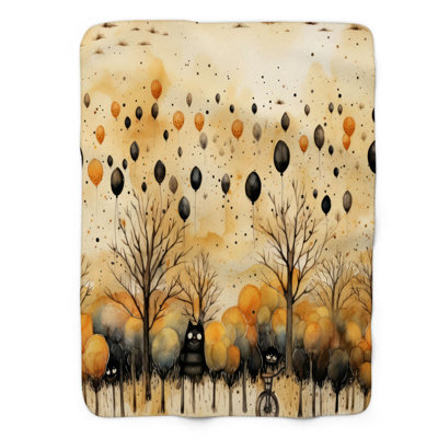 Fall Shadows - 1 Piece Premium Blanket