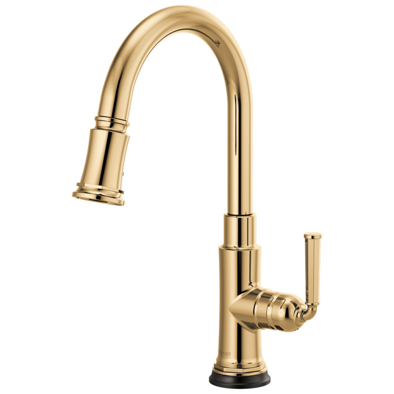Rook® SmartTouch® Pull Down Touch  Single Handle Kitchen Faucet, Polished Gold