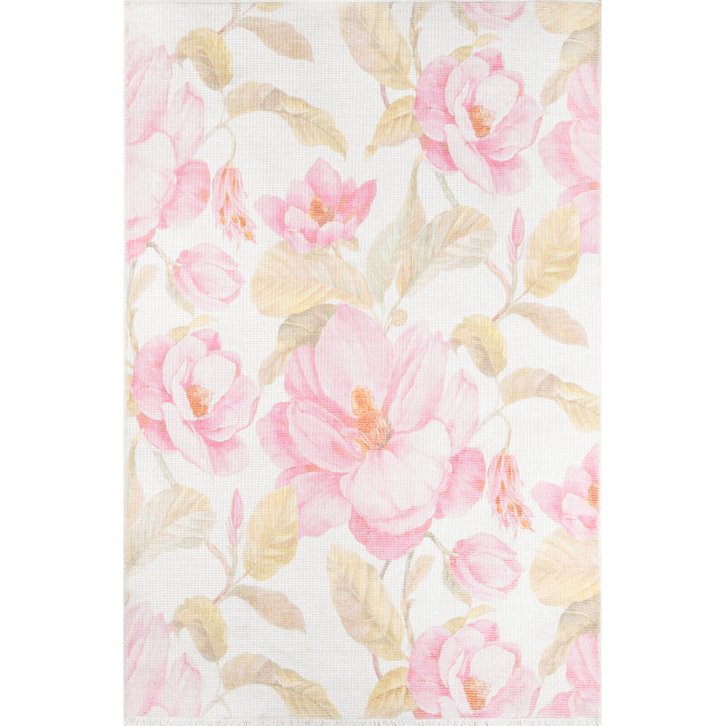 Allston Floral Indoor Rug, Rectangle 5' x 8'