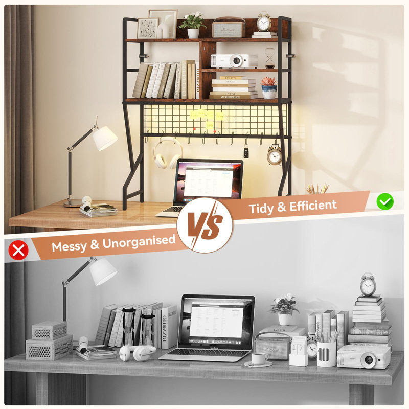 Manufactured Wood Desk Organiser