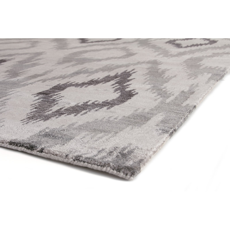 Bamboo Silk Ikat Area Rug, Rectangle 9' x 12'