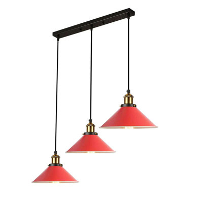 Latshaw 3-Light Kitchen Island Cone Pendant
