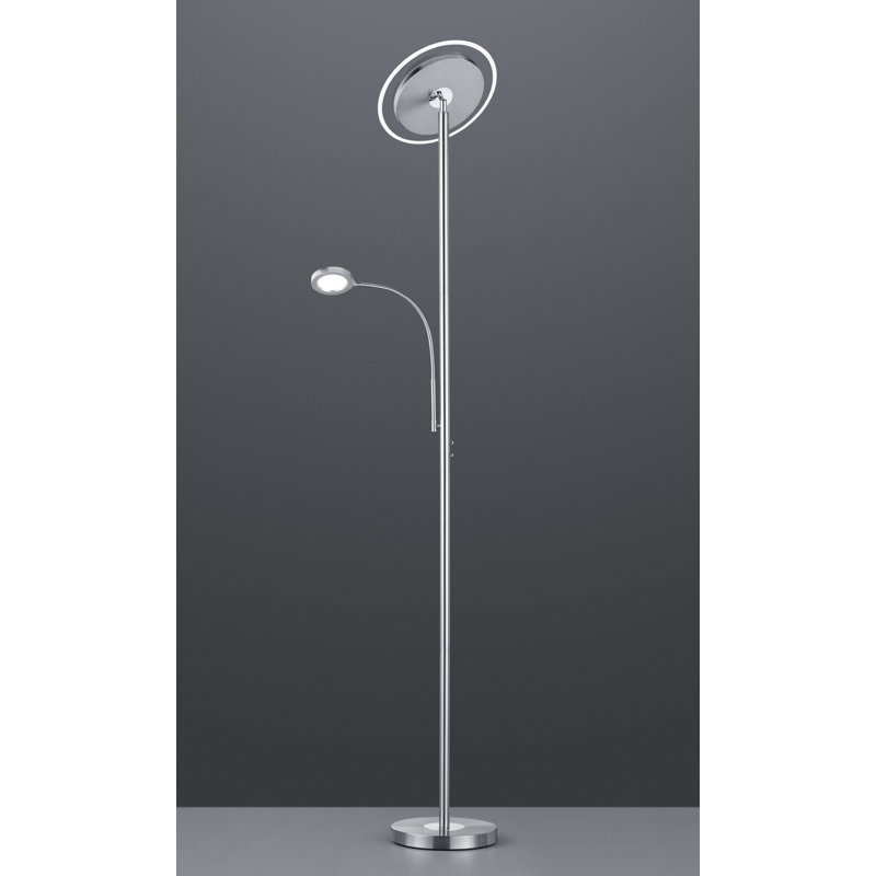 Coralie 182.5cm Silver LED Torchiere Floor Lamp