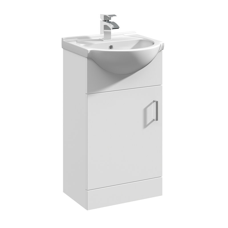 Mayford 450mm Single Bathroom Vanity with Integrated Vitreous China Basin