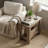 Weddel Basilico End Table with Storage-605722107