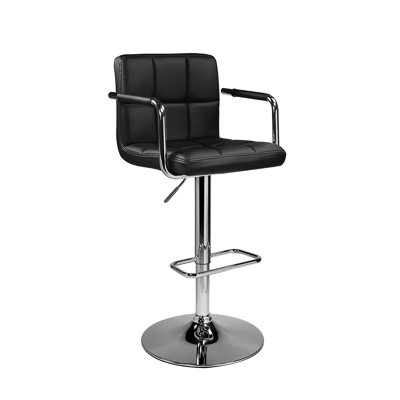 Swivel Upholstered Adjustable Height Counter Stool