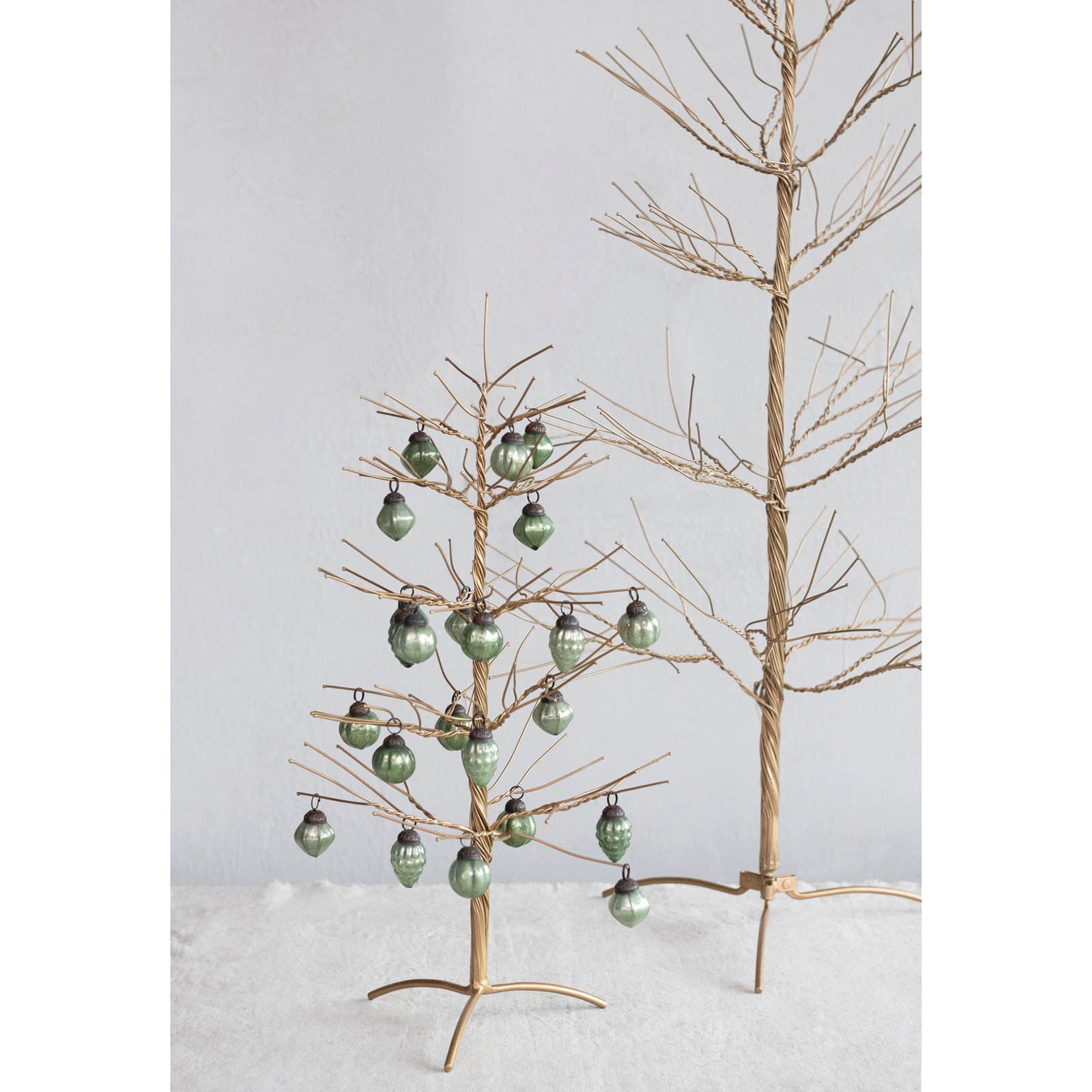 Metal Folding Tabletop Christmas Tree