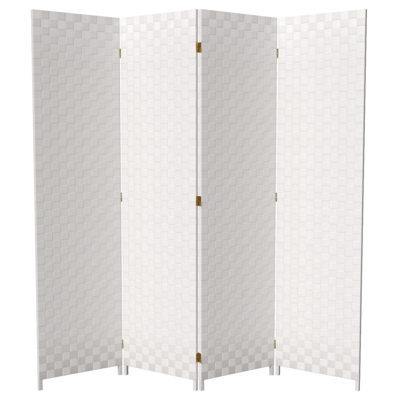 Outdoor Folding Screen, White, 3, 71" H