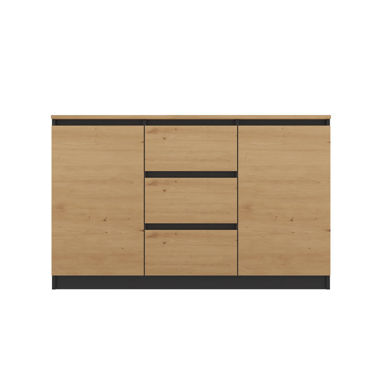 Lecuyer 3 Drawer Chest, Brown