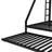 Metal Bunk Bed with Trundle, Black-114313892
