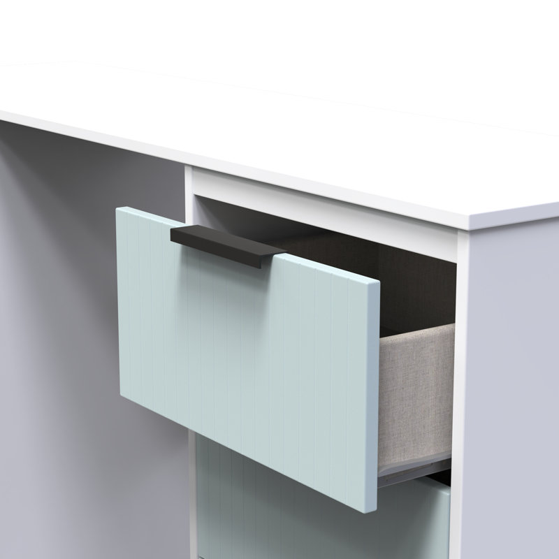 Berklie Dressing Table, Duck/White