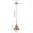 Elodie 1 - Light Brass Dome Pendant-303885084-303885086
