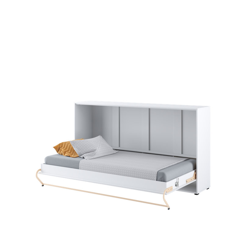 Terrones Bed, White Gloss, Single (3')