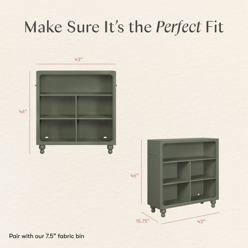 Astre Assembled Bookcase by Nate Berkus, Archival Elm
