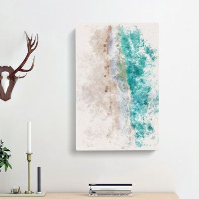 Cancun Beach in Mexico - Wrapped Canvas