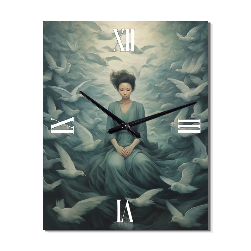 Horloge murale méditation Mindfulness, Petit