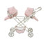 Poussette pour bébé avec berceau rétractable Teamson Kids