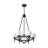 6-light  Dimmable Sputnik Modern Linear Chandelier