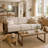 3-People Indoor Sofa & Coffee Table Set