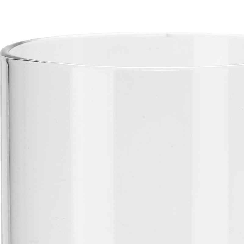 Abat-jour cylindrique en verre transparent