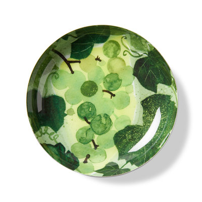 Bibelot en métal raisin de vin vert fer de tous les jours