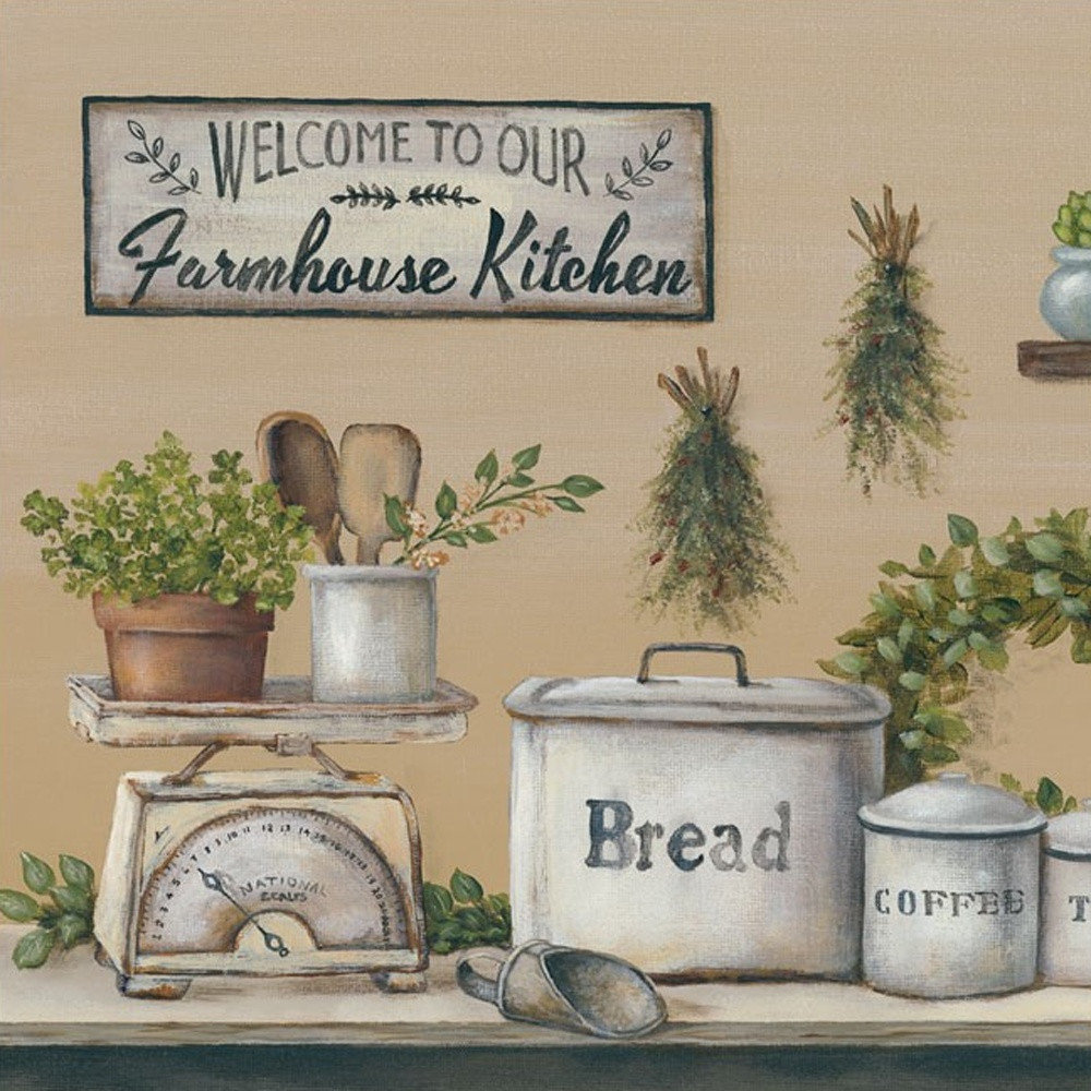 rustic cozy kitchen art prints under $7 shipped |... ZeaZu Set Of Three Farmhouse Kitchen Print Kitchen Wall Art - Wayfair ...