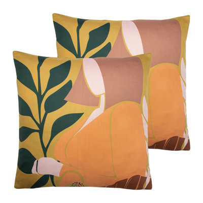Geometric Square Throw Cushion