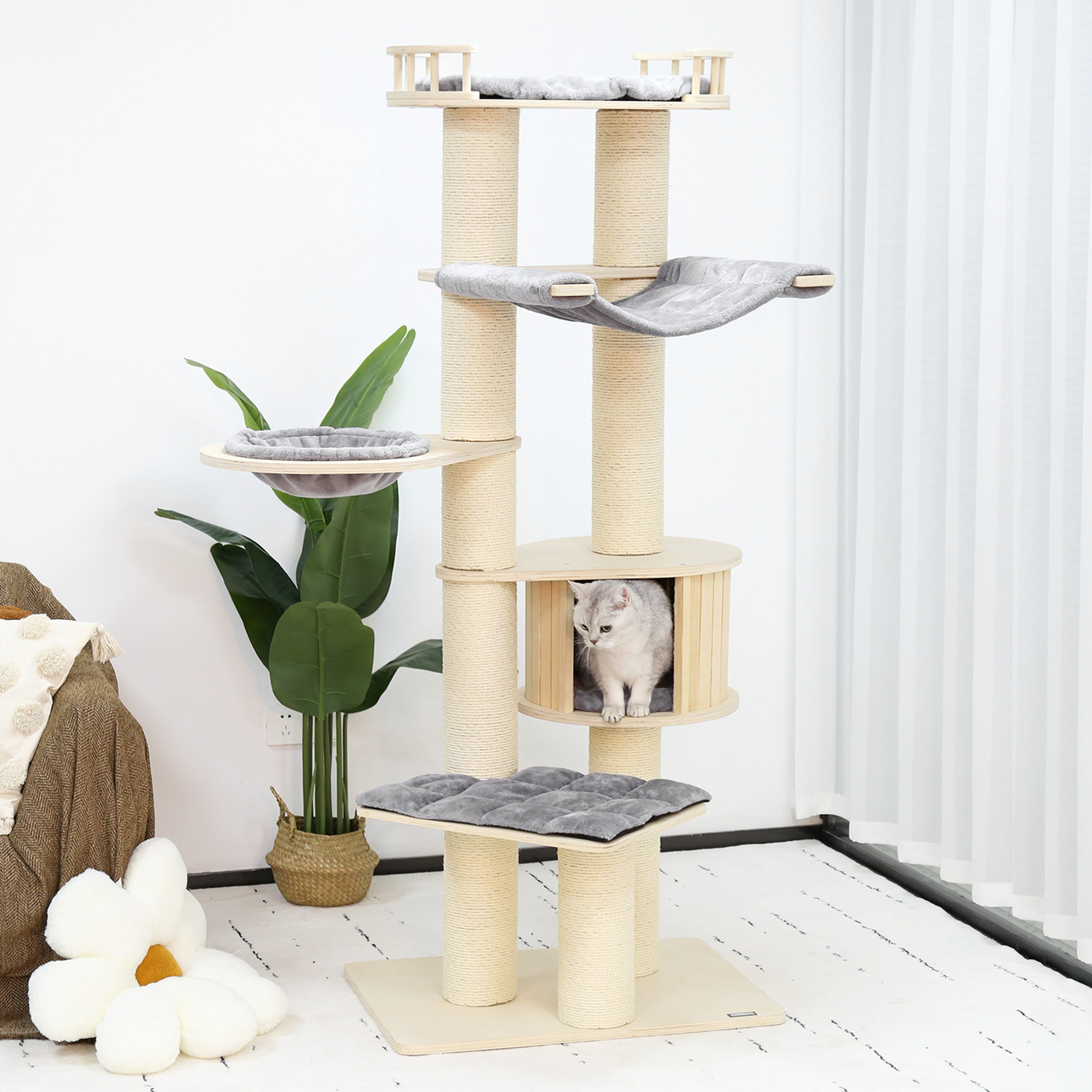 Tucker Murphy Pet™ 71.85'' H Durmish Cat Tree | Wayfair