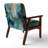 Berdahl Marble Upholstered Armchair-424907467-463376177