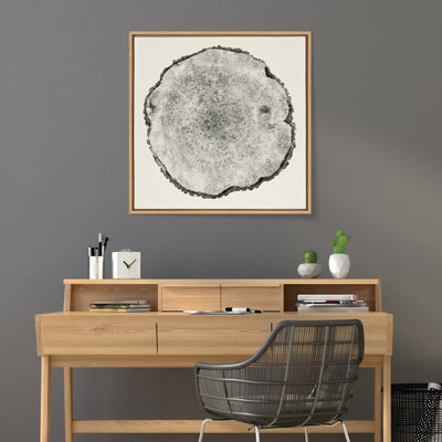 Tree Rings Linen by Emiko and Mark Franzen F2Images Framed Canvas Wall Art Print