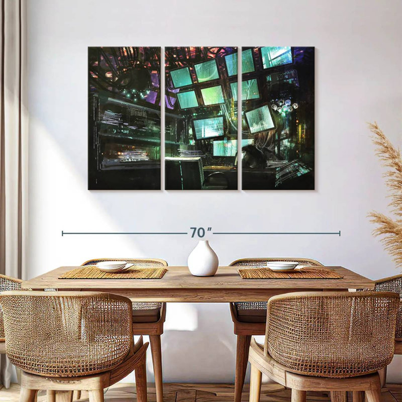 Kelan Tech Workspace, 36" H x 57" W