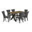 Solid Wood Top Dining Set