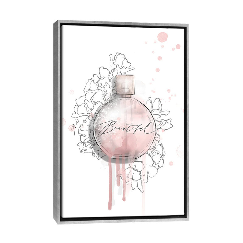 Magnifique - reproduction d'art murale - toile encadrée, H 40 po x l 26 po, Cadre flottant sans passe-partout, Argent argent