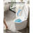 KEETO T01A Smart Toilet with Bidet Built In, 1000g MaP Flush, Auto Open/Close Lid, Foot Sensor, Heated Seat, 17.6" ADA Comfort Height, Built-In Tank and 12" Rough-In