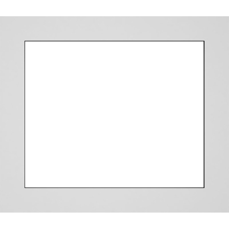 Panneau mural Prescott 3D en blanc, H 12 po x l 14 po x P 0,38 po