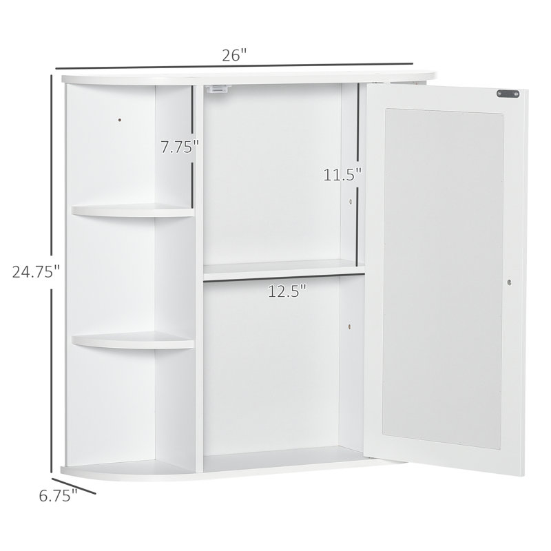Armoire à pharmacie de salle de bain avec miroir