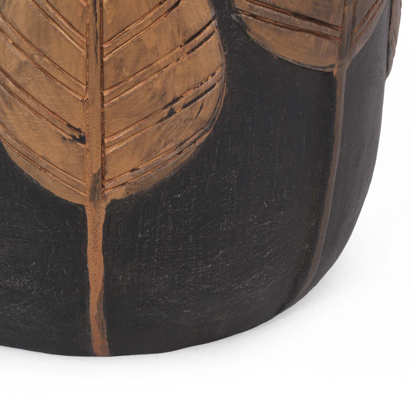 Table d'appoint d'extérieur en béton léger