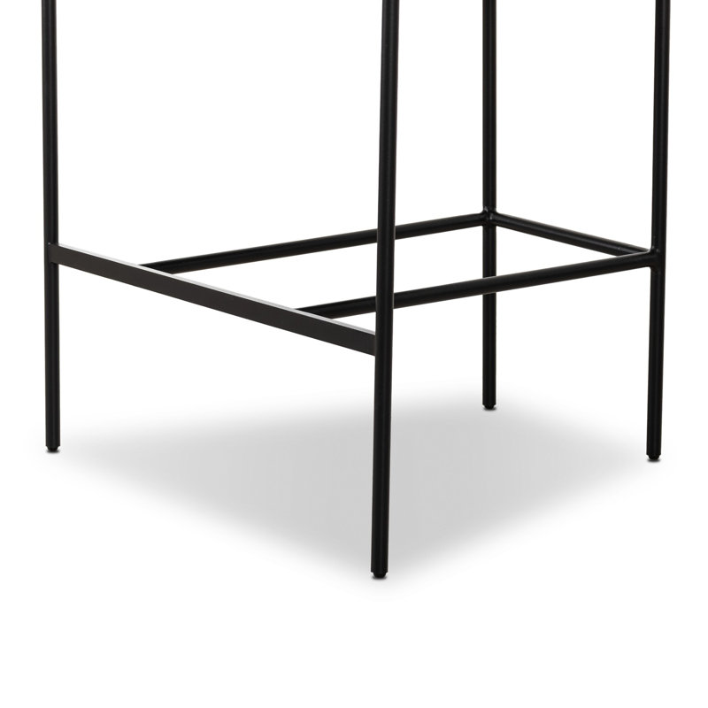 Grayson Counter and Bar Stool, Counter Stool (26.5" Seat Height), Solid, Orly Natural Polyester
