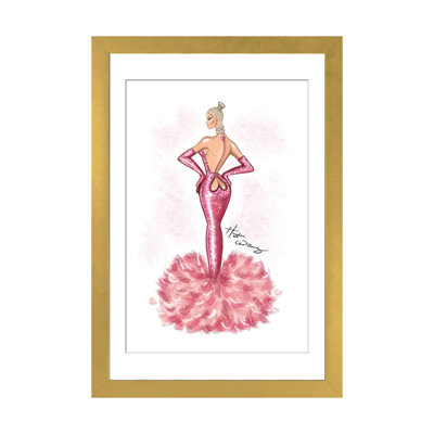 «Valentines Day Couture 2026», reproduction d'art murale - papier d'art encadré
