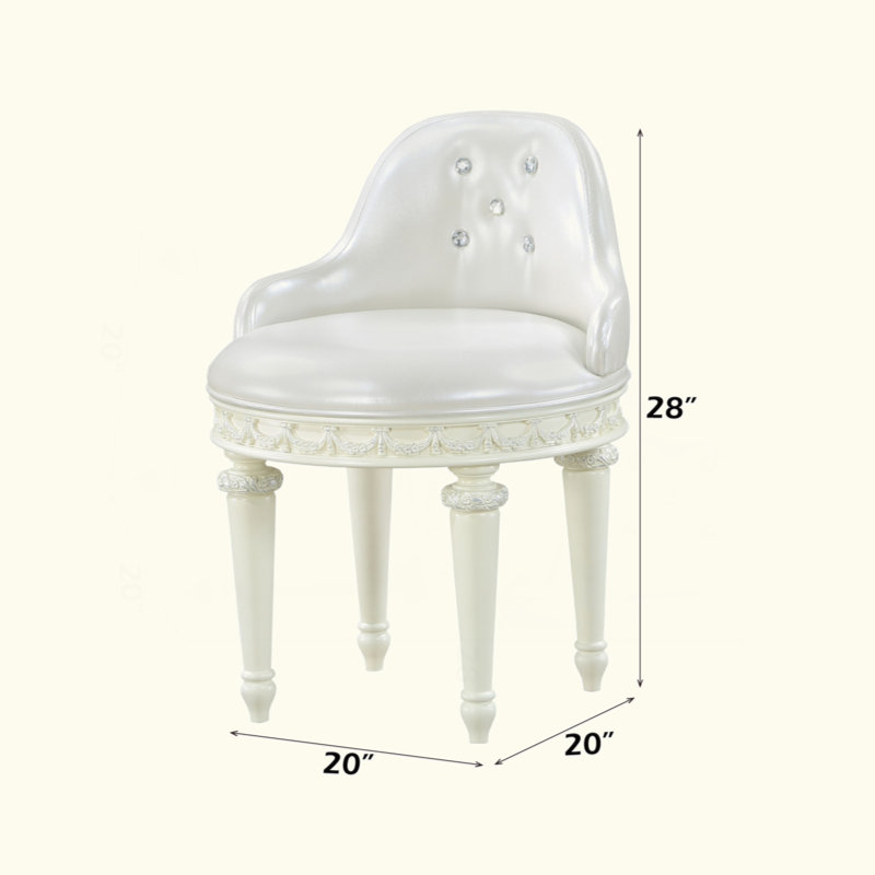 Chaise de coiffeuse avec pivot (chaise seulement)