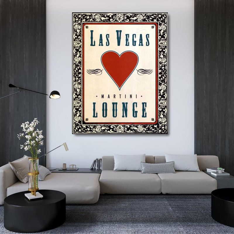 Martini Lounge, 46" H x 36" W