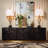 Forest Long Cabinet-Charcoal Leather