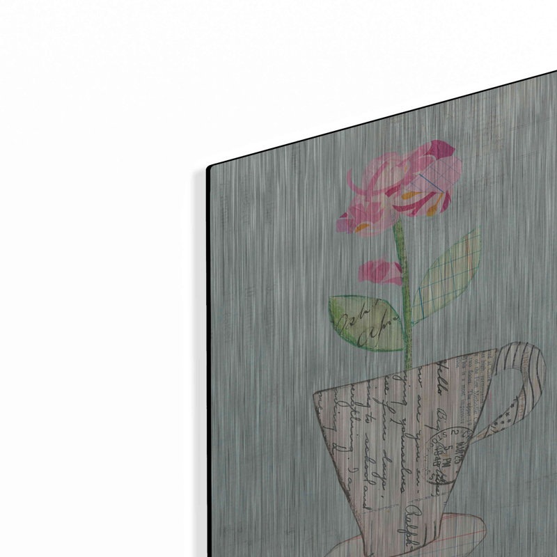«Teacup Floral V» par Courtney Prahl, H 16 po x l 48 po