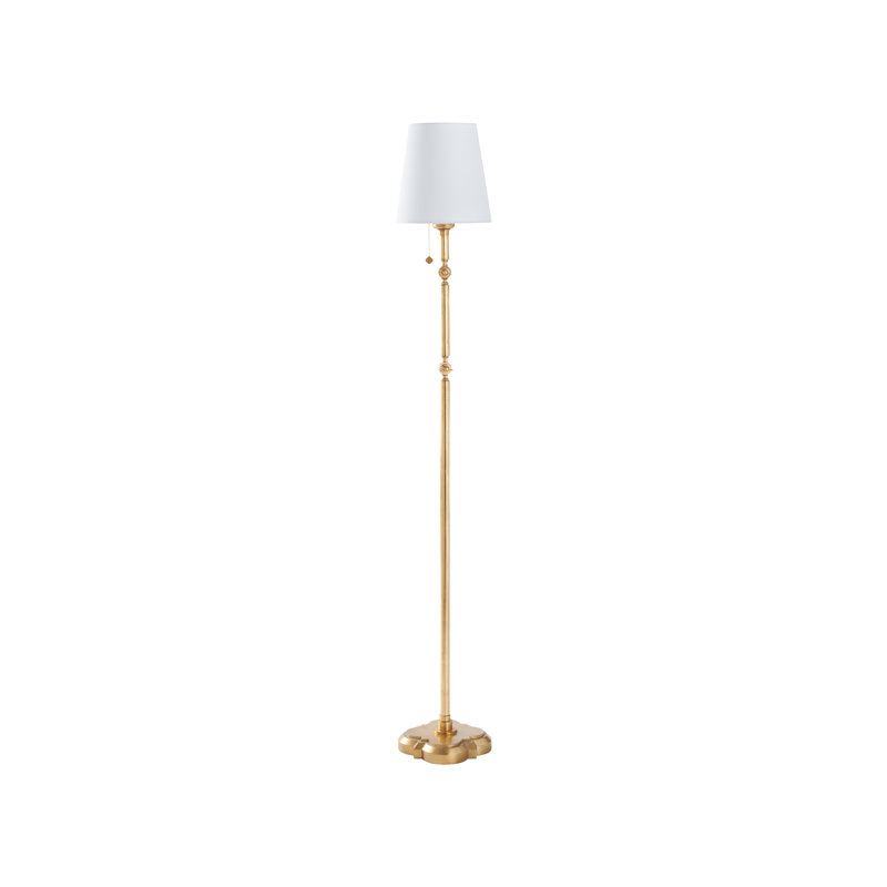 Quatrefoil Floor Lamp - Gold Leaf