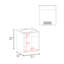 Meuble-lavabo pour salle de bain Kronos (SANS ROBINET INCLUS)