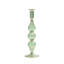 F2023 11'' H Glass Tabletop Candlestick-1557781473