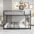 Metal Bunk Bed With Safety Guard Rails,  Heavy Duty Space-Saving Design