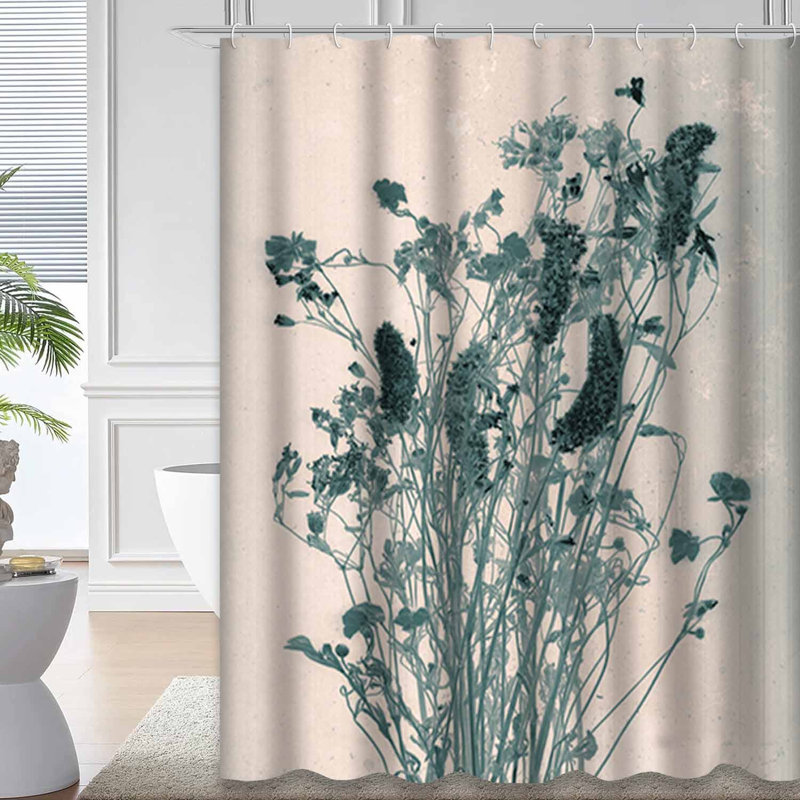 Rideau de douche Wild Flowers, L 72 po x l 72 po